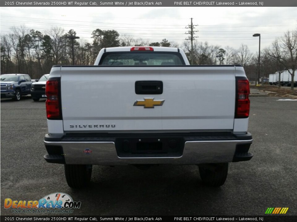 2015 Chevrolet Silverado 2500HD WT Regular Cab Summit White / Jet Black/Dark Ash Photo #5
