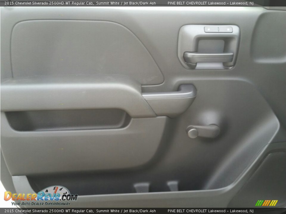 2015 Chevrolet Silverado 2500HD WT Regular Cab Summit White / Jet Black/Dark Ash Photo #8