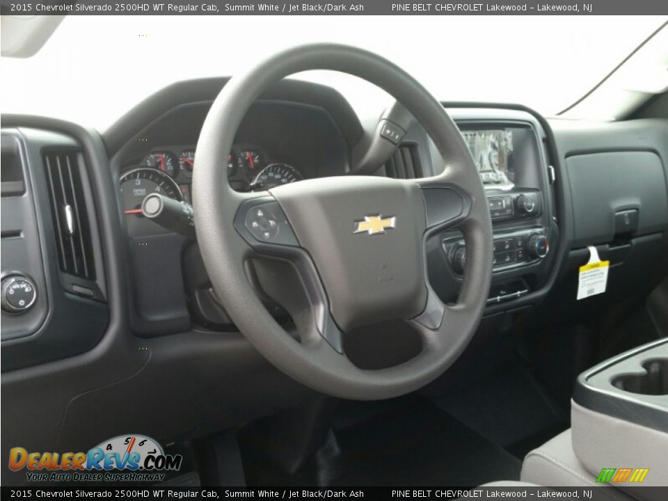 2015 Chevrolet Silverado 2500HD WT Regular Cab Summit White / Jet Black/Dark Ash Photo #9