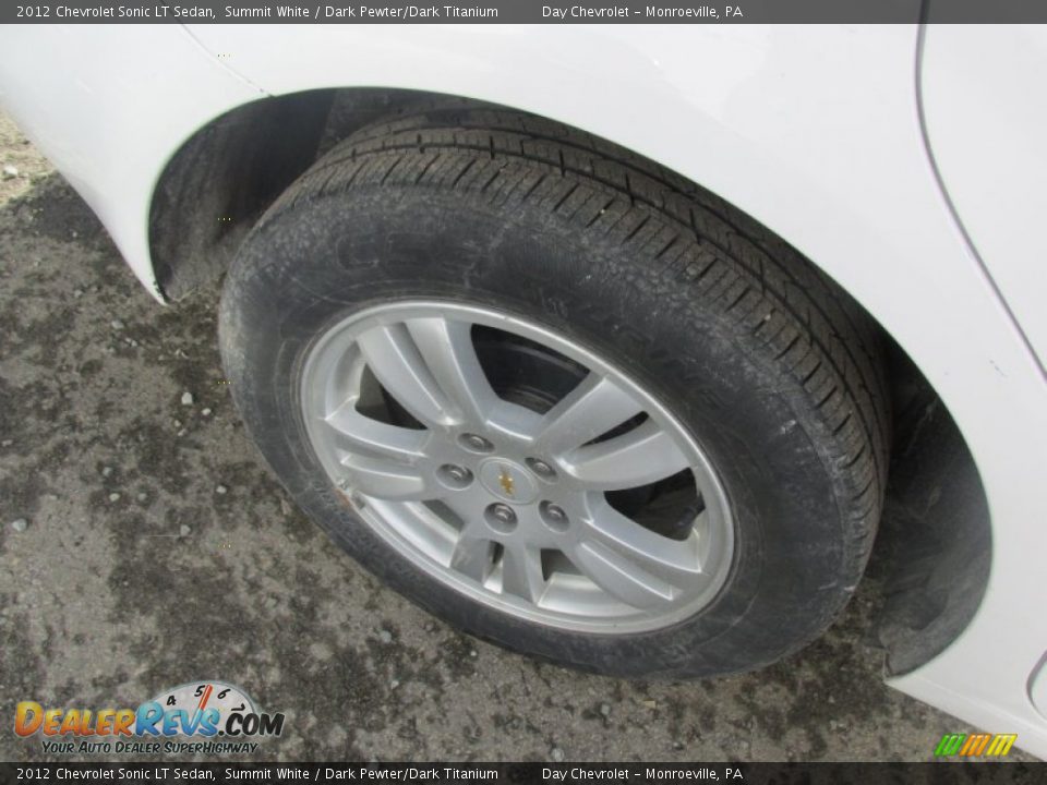 2012 Chevrolet Sonic LT Sedan Summit White / Dark Pewter/Dark Titanium Photo #4