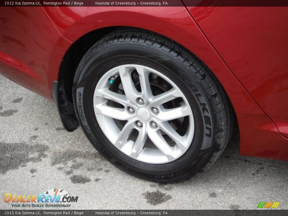 2013 Kia Optima LX Remington Red / Beige Photo #3