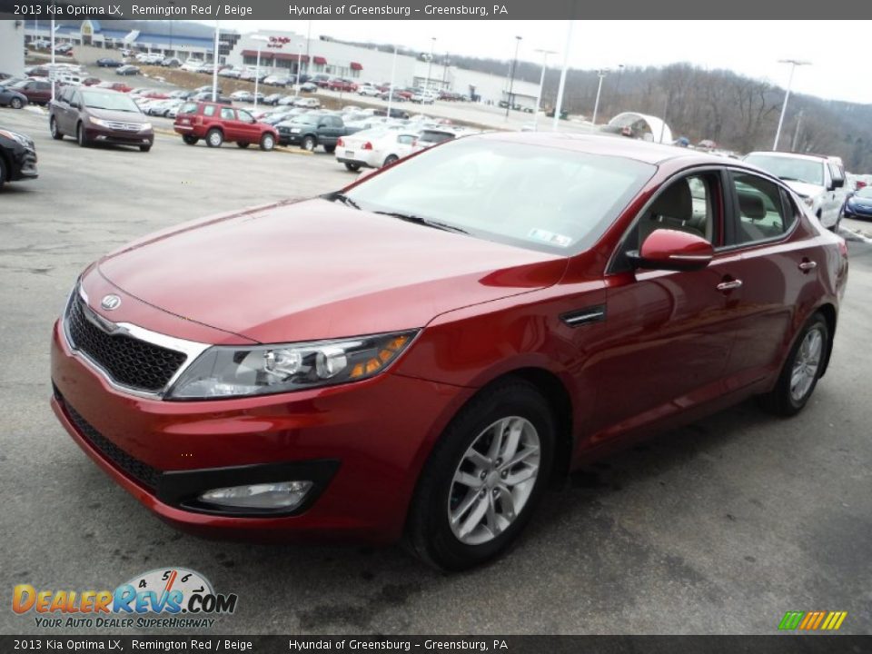 2013 Kia Optima LX Remington Red / Beige Photo #5
