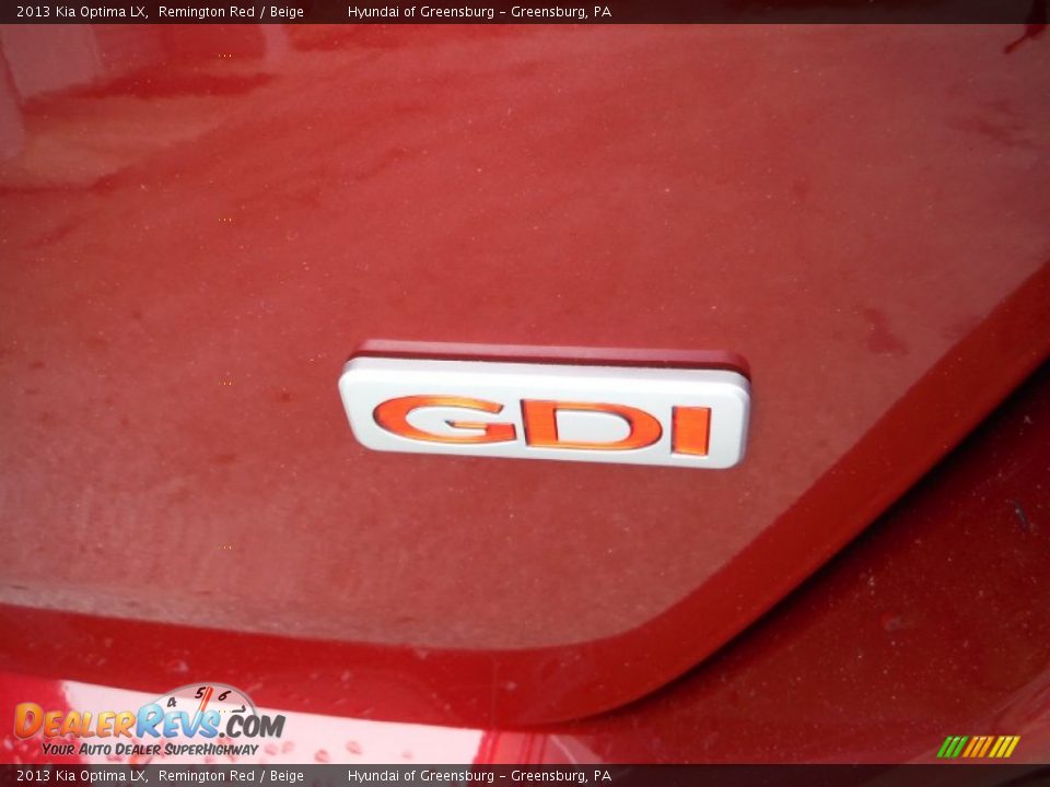 2013 Kia Optima LX Remington Red / Beige Photo #9