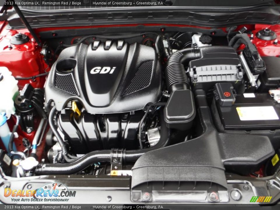 2013 Kia Optima LX Remington Red / Beige Photo #10