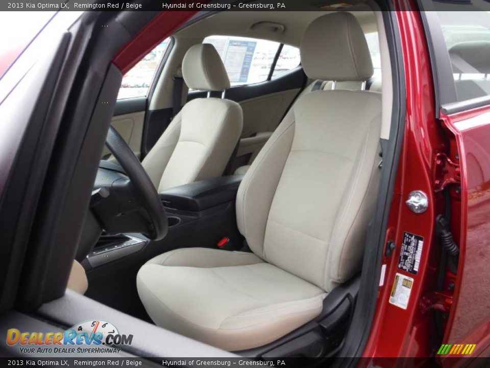 2013 Kia Optima LX Remington Red / Beige Photo #13