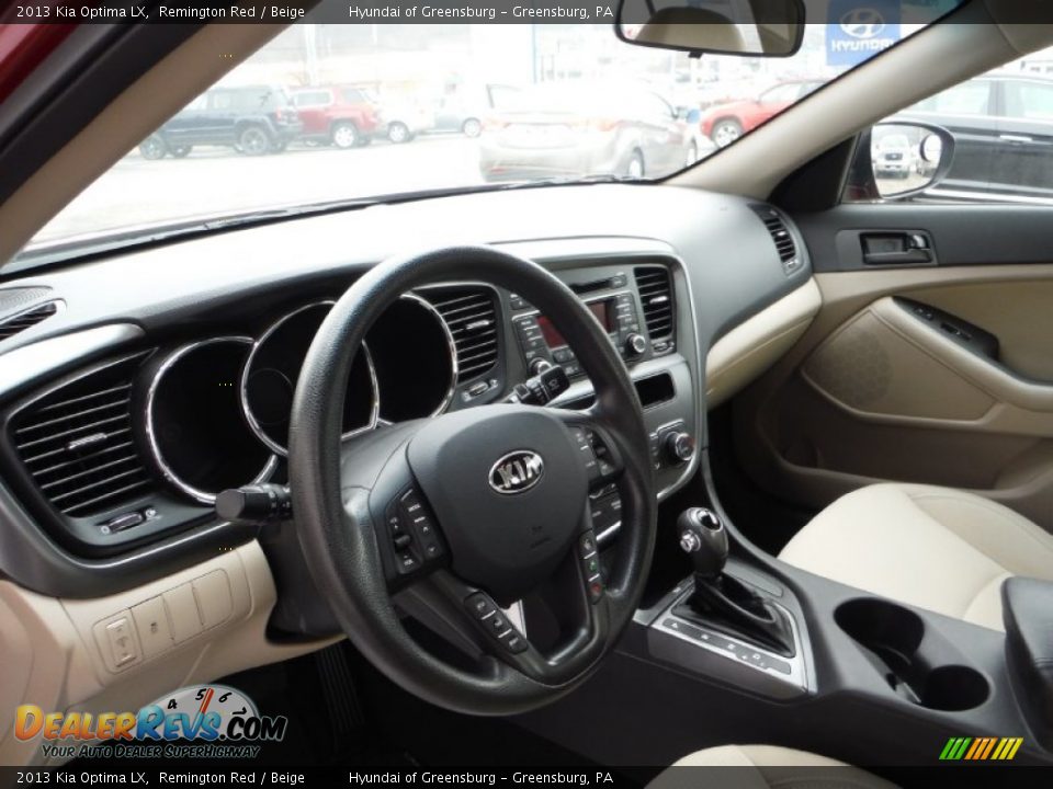 2013 Kia Optima LX Remington Red / Beige Photo #15