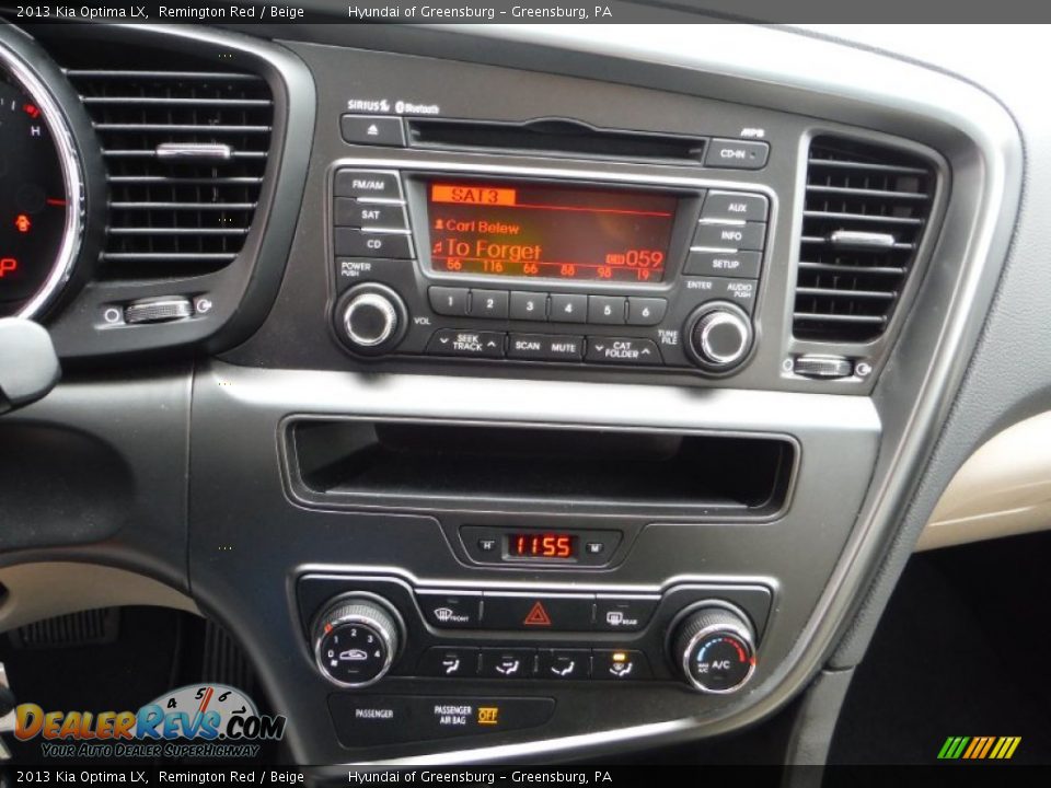 2013 Kia Optima LX Remington Red / Beige Photo #16
