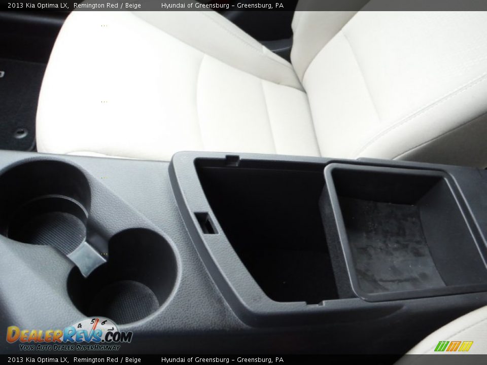 2013 Kia Optima LX Remington Red / Beige Photo #19