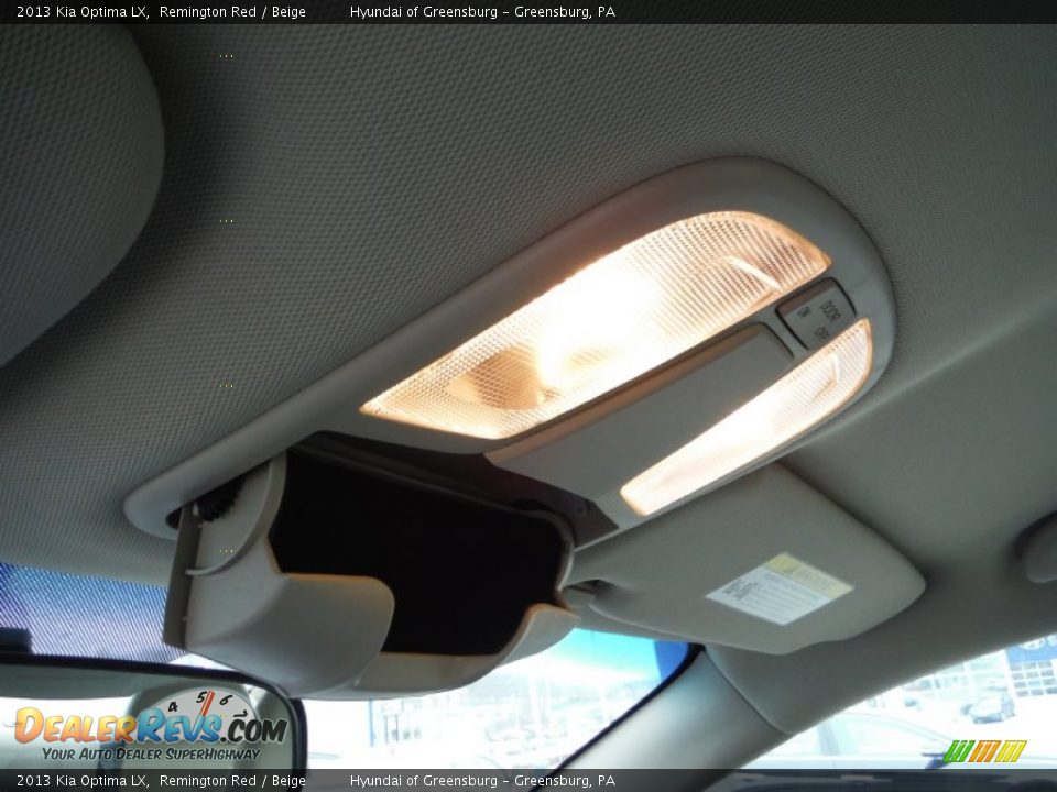 2013 Kia Optima LX Remington Red / Beige Photo #20