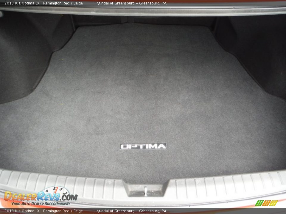 2013 Kia Optima LX Remington Red / Beige Photo #23