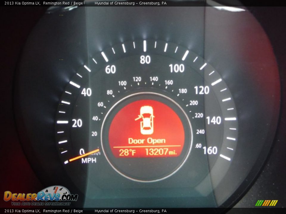 2013 Kia Optima LX Remington Red / Beige Photo #27