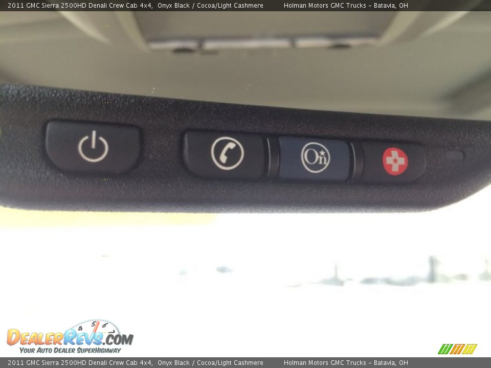 2011 GMC Sierra 2500HD Denali Crew Cab 4x4 Onyx Black / Cocoa/Light Cashmere Photo #21