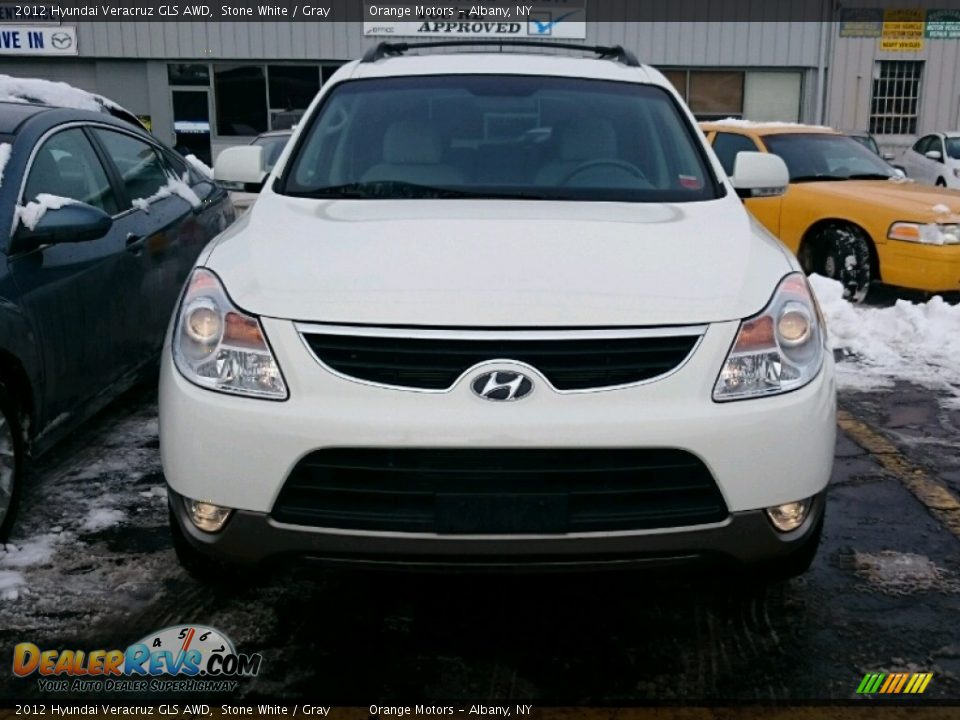 2012 Hyundai Veracruz GLS AWD Stone White / Gray Photo #2
