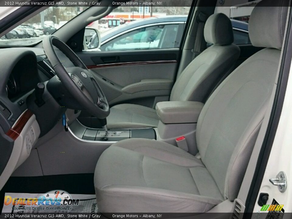 2012 Hyundai Veracruz GLS AWD Stone White / Gray Photo #4