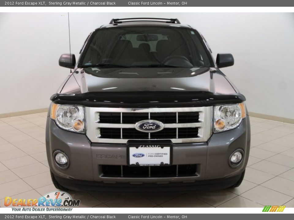 2012 Ford Escape XLT Sterling Gray Metallic / Charcoal Black Photo #2