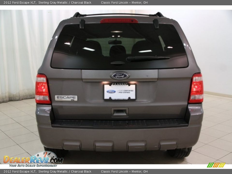 2012 Ford Escape XLT Sterling Gray Metallic / Charcoal Black Photo #14
