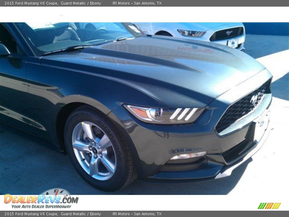Guard Metallic 2015 Ford Mustang V6 Coupe Photo #2