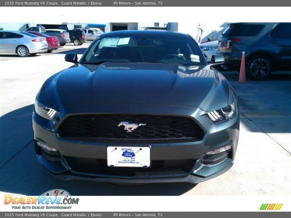 2015 Ford Mustang V6 Coupe Guard Metallic / Ebony Photo #4
