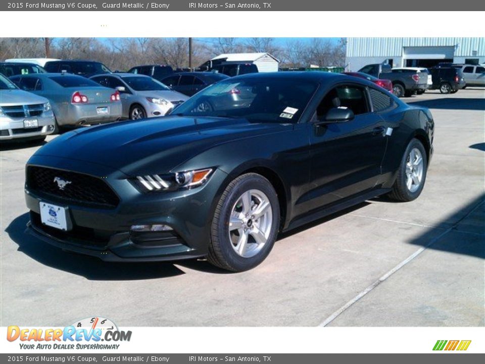 2015 Ford Mustang V6 Coupe Guard Metallic / Ebony Photo #5
