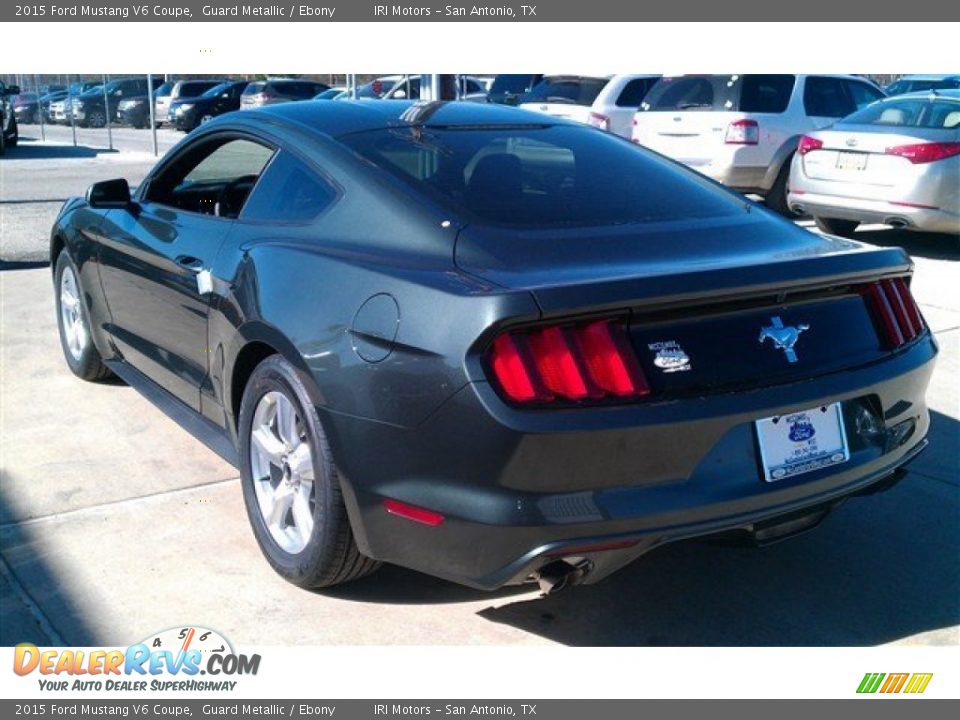 2015 Ford Mustang V6 Coupe Guard Metallic / Ebony Photo #7