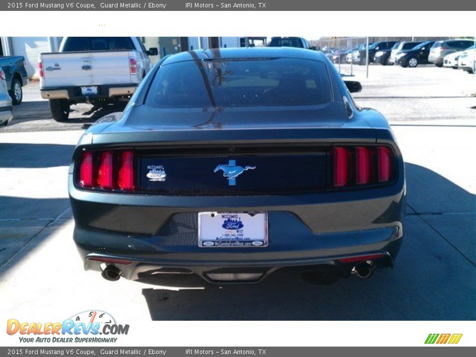 2015 Ford Mustang V6 Coupe Guard Metallic / Ebony Photo #8