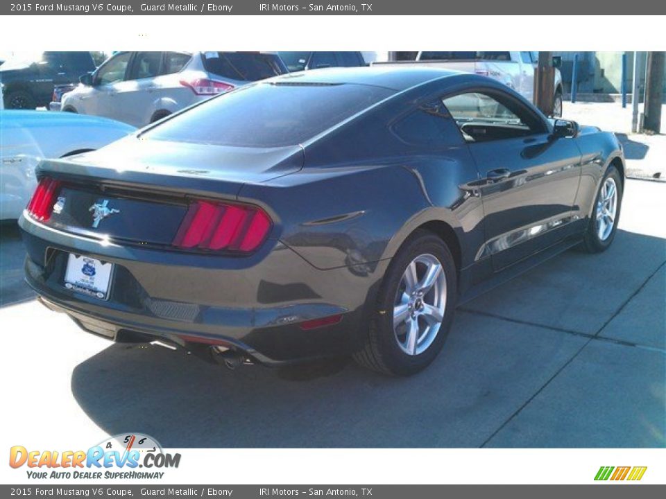 2015 Ford Mustang V6 Coupe Guard Metallic / Ebony Photo #9