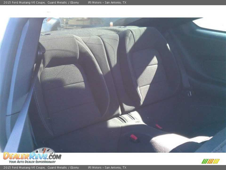2015 Ford Mustang V6 Coupe Guard Metallic / Ebony Photo #10