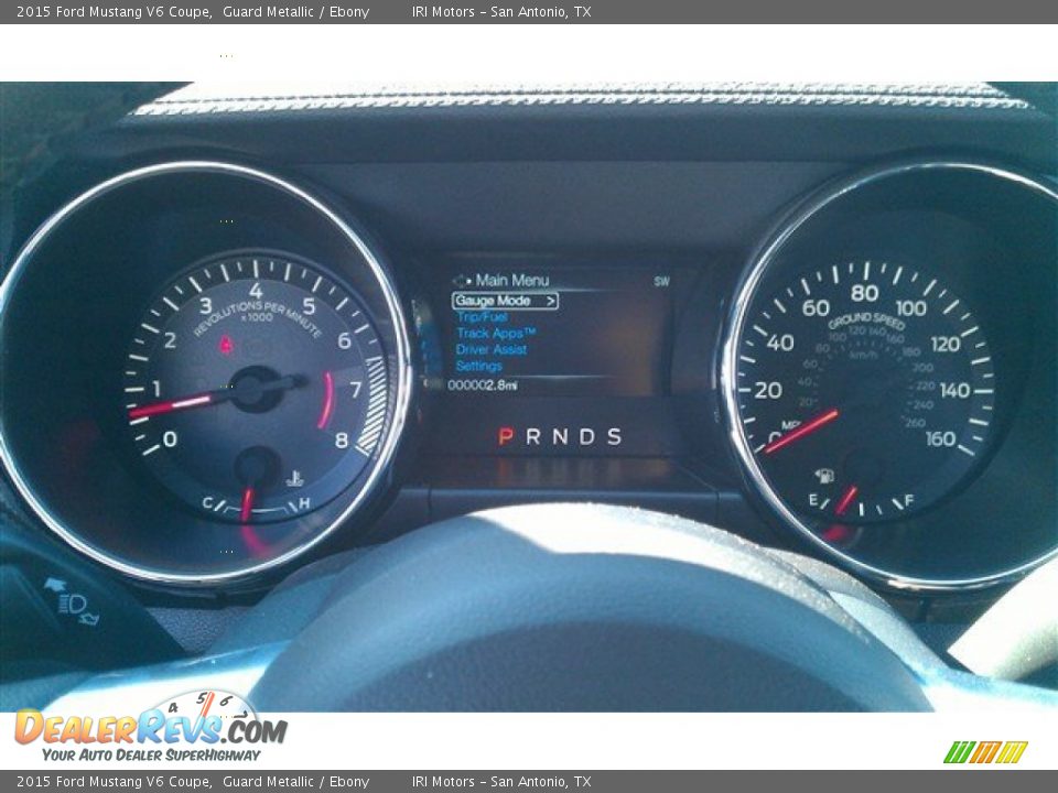 2015 Ford Mustang V6 Coupe Guard Metallic / Ebony Photo #20