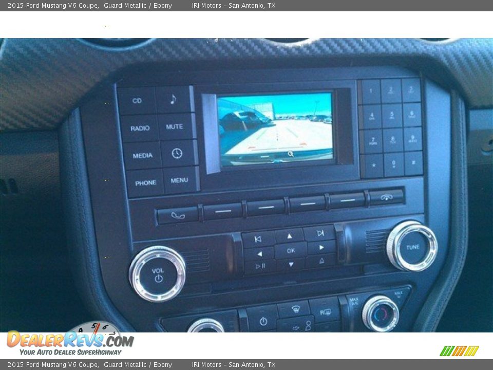 2015 Ford Mustang V6 Coupe Guard Metallic / Ebony Photo #22