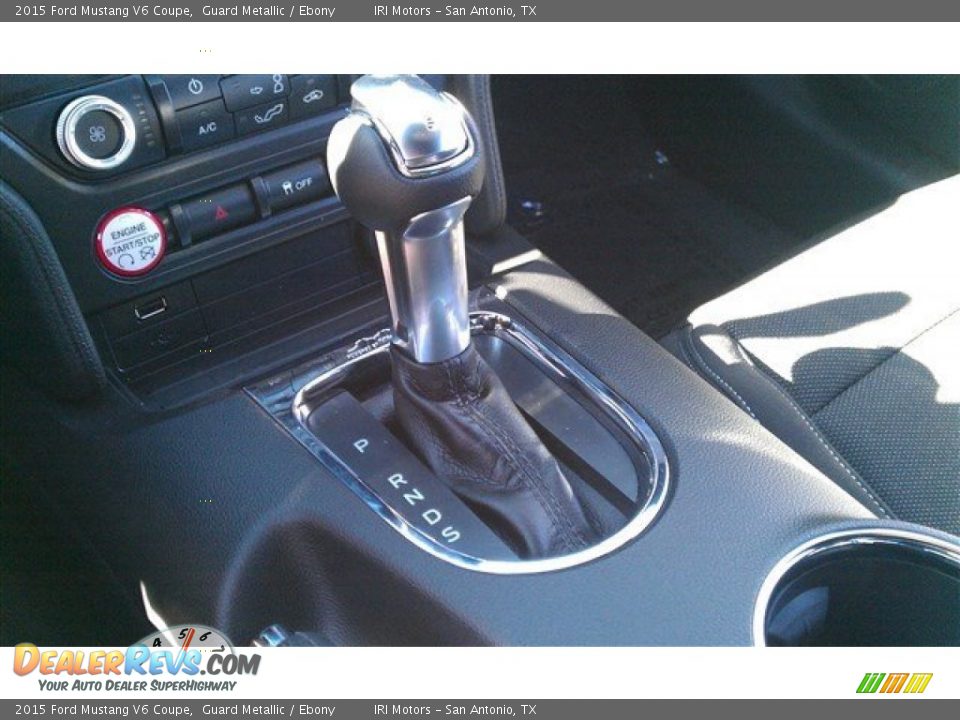 2015 Ford Mustang V6 Coupe Guard Metallic / Ebony Photo #26