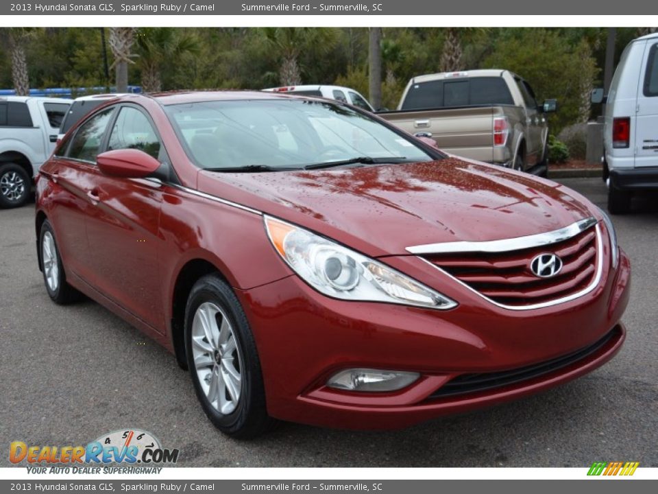 2013 Hyundai Sonata GLS Sparkling Ruby / Camel Photo #1