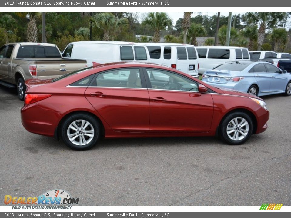 2013 Hyundai Sonata GLS Sparkling Ruby / Camel Photo #2