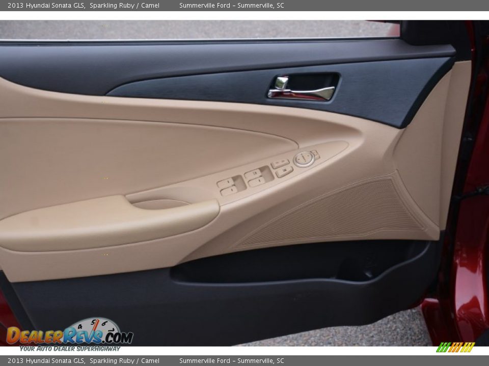 2013 Hyundai Sonata GLS Sparkling Ruby / Camel Photo #13
