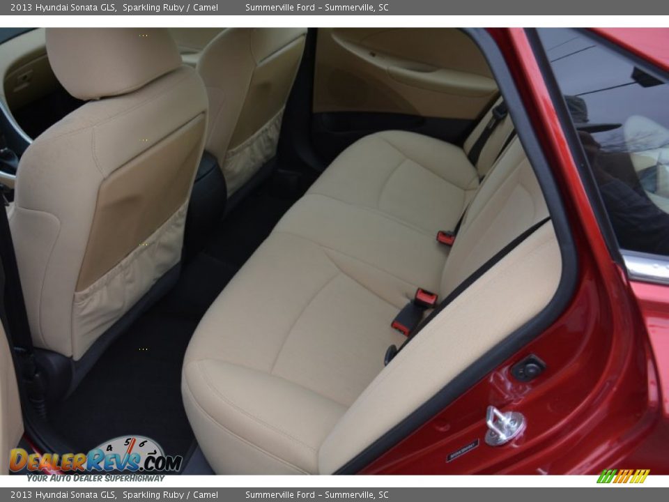 2013 Hyundai Sonata GLS Sparkling Ruby / Camel Photo #14