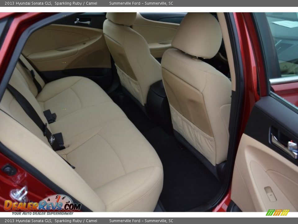 2013 Hyundai Sonata GLS Sparkling Ruby / Camel Photo #17