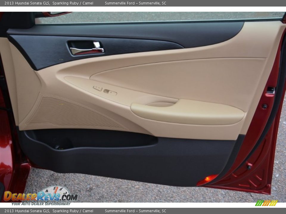 2013 Hyundai Sonata GLS Sparkling Ruby / Camel Photo #21