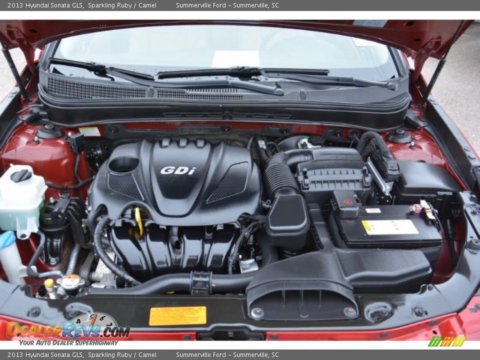 2013 Hyundai Sonata GLS Sparkling Ruby / Camel Photo #23