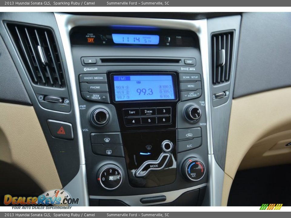 2013 Hyundai Sonata GLS Sparkling Ruby / Camel Photo #24