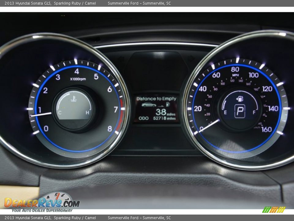 2013 Hyundai Sonata GLS Sparkling Ruby / Camel Photo #25