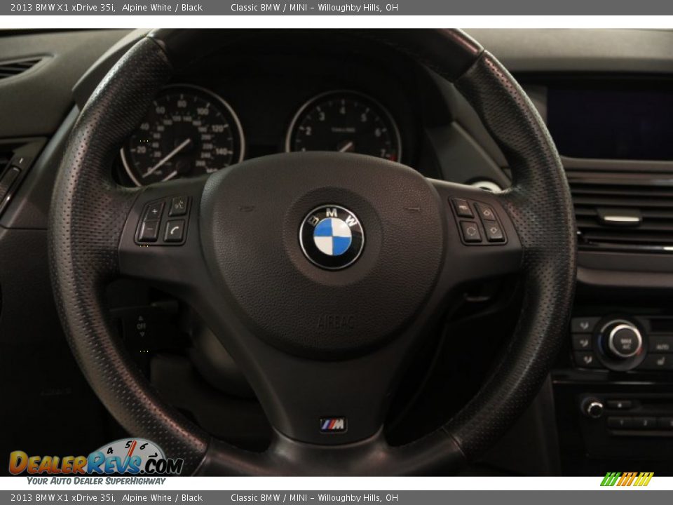2013 BMW X1 xDrive 35i Alpine White / Black Photo #6