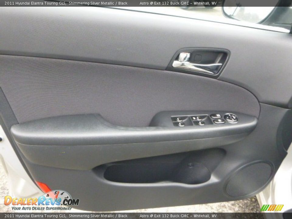 2011 Hyundai Elantra Touring GLS Shimmering Silver Metallic / Black Photo #14