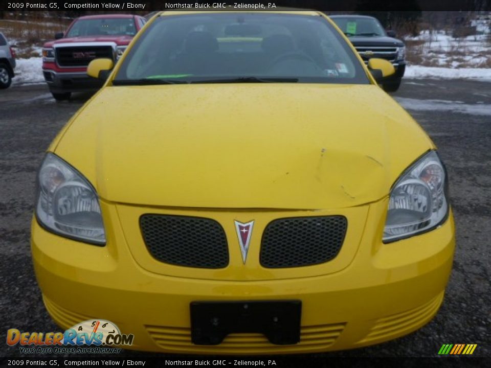 2009 Pontiac G5 Competition Yellow / Ebony Photo #6