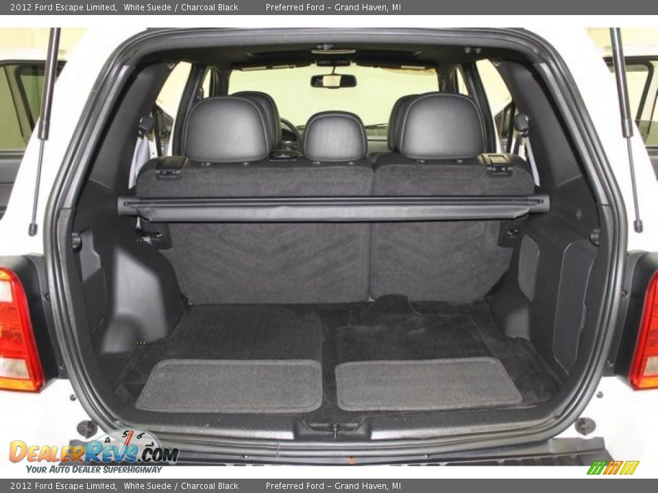 2012 Ford Escape Limited White Suede / Charcoal Black Photo #11