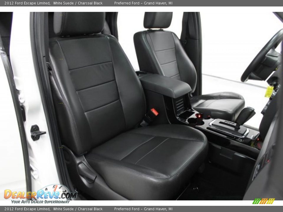 2012 Ford Escape Limited White Suede / Charcoal Black Photo #12