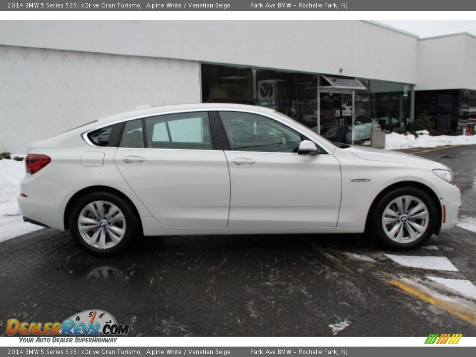 2014 BMW 5 Series 535i xDrive Gran Turismo Alpine White / Venetian Beige Photo #2