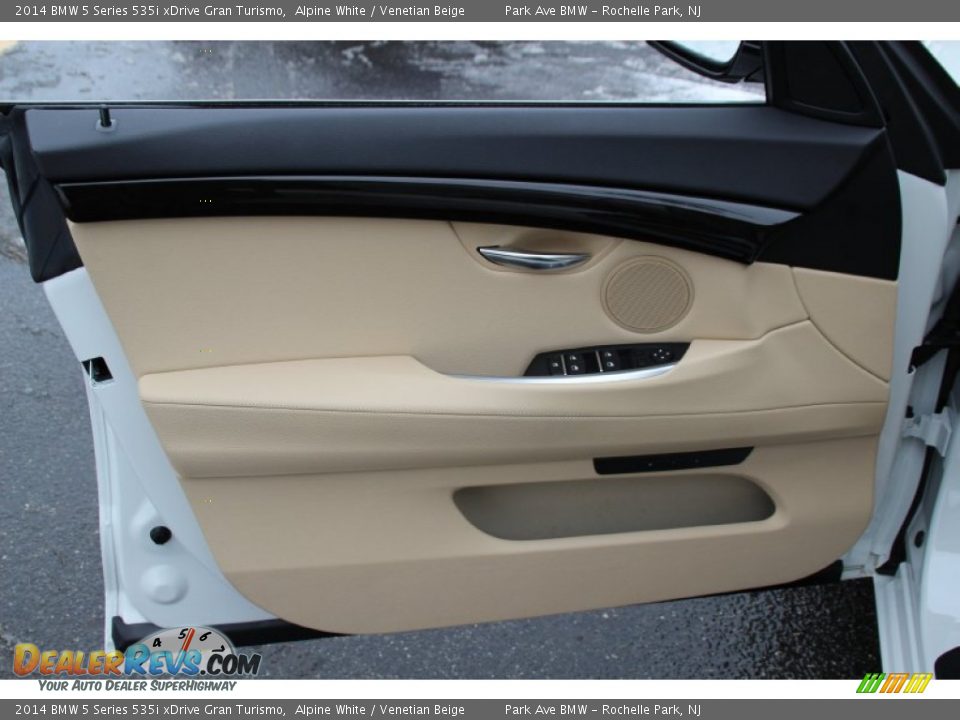 2014 BMW 5 Series 535i xDrive Gran Turismo Alpine White / Venetian Beige Photo #8