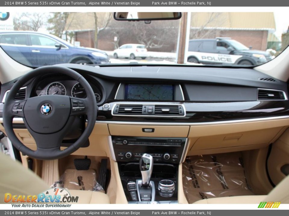 2014 BMW 5 Series 535i xDrive Gran Turismo Alpine White / Venetian Beige Photo #15