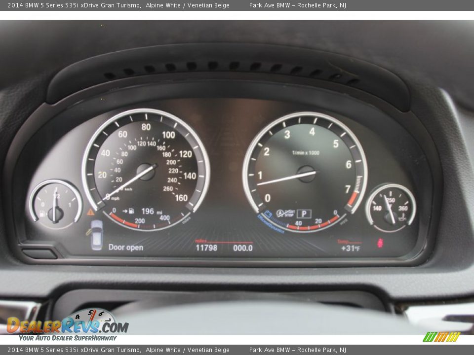 2014 BMW 5 Series 535i xDrive Gran Turismo Alpine White / Venetian Beige Photo #21