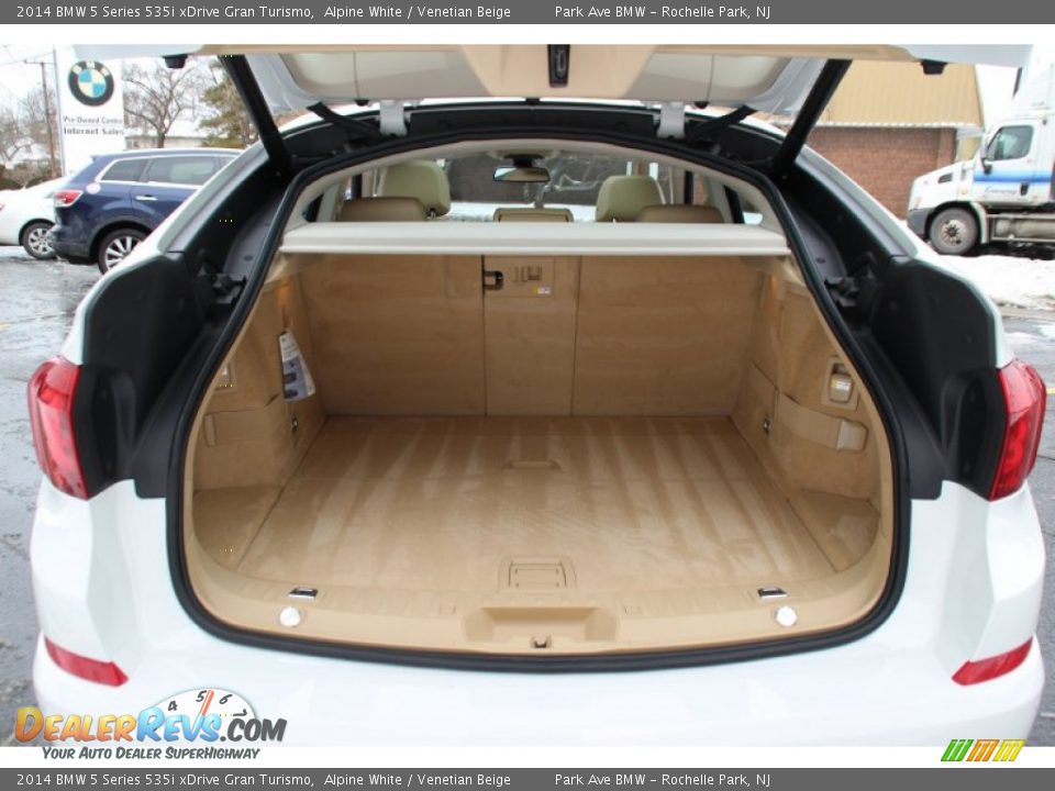 2014 BMW 5 Series 535i xDrive Gran Turismo Alpine White / Venetian Beige Photo #22