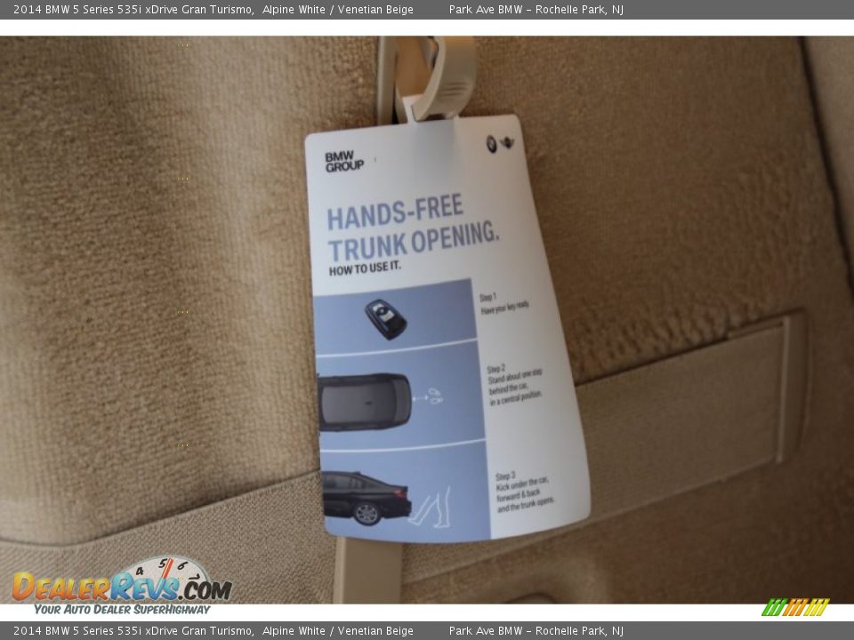 2014 BMW 5 Series 535i xDrive Gran Turismo Alpine White / Venetian Beige Photo #23
